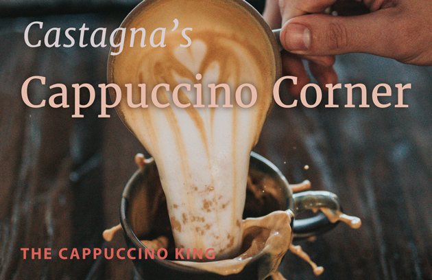 Castagna's Cappuccino Corner geschreven door de Cappuccino King